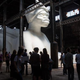 People view Kara Walker's A Subtlety at the former Domino Sugar Refinery on May 10, 2014, in Brooklyn, N.Y. The show is free to the public and runs until July 6.
Andrew Burton/Getty Images